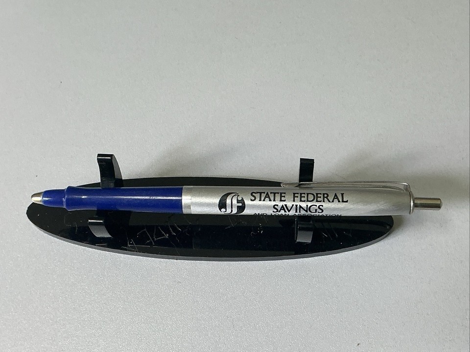 VTG ReadyRiter Ballpoint Pen – State Federal Savings & Loan Association