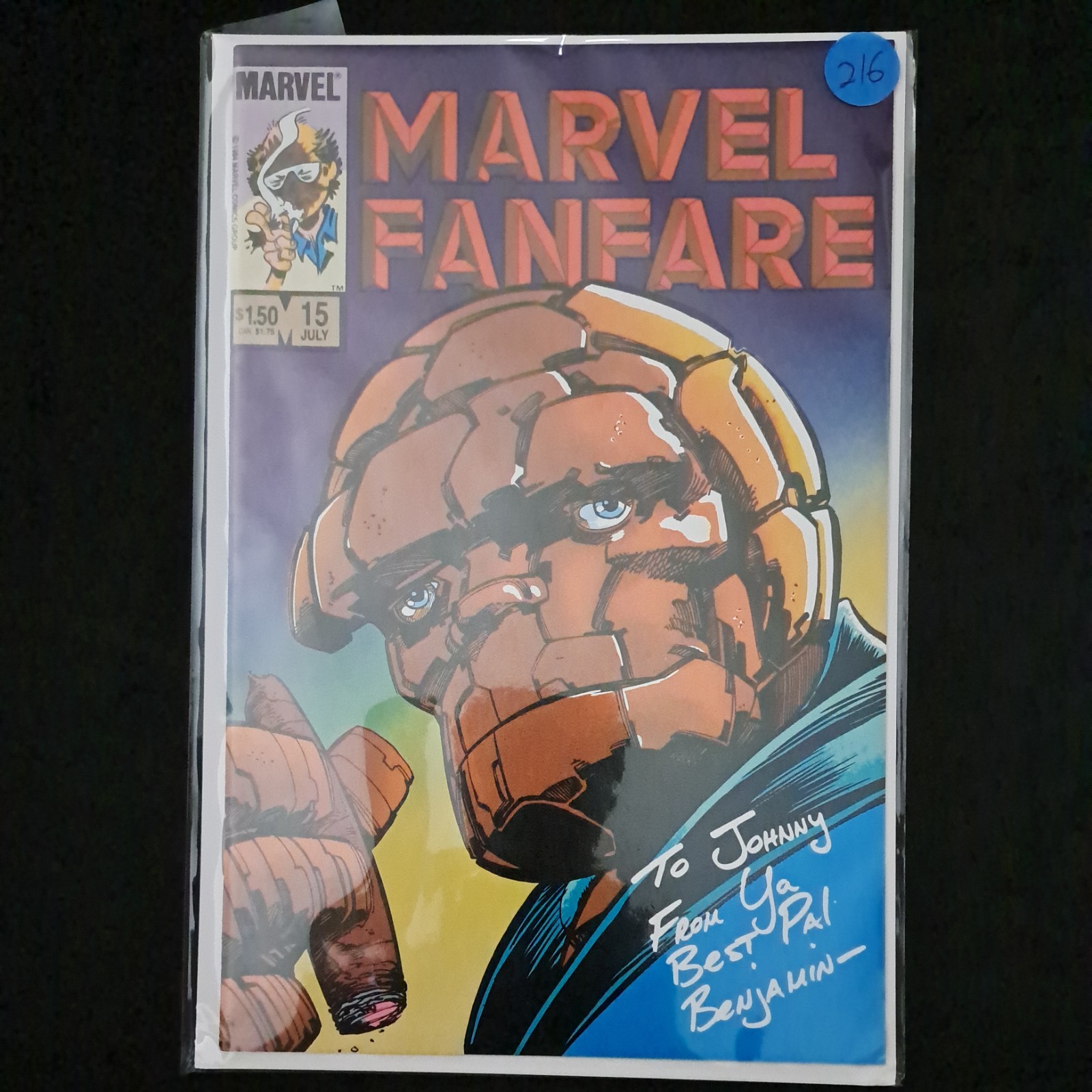 Marvel Fanfare #15 (1st Series) 1984 VF+ Marvel Comics BWS Cover NM
