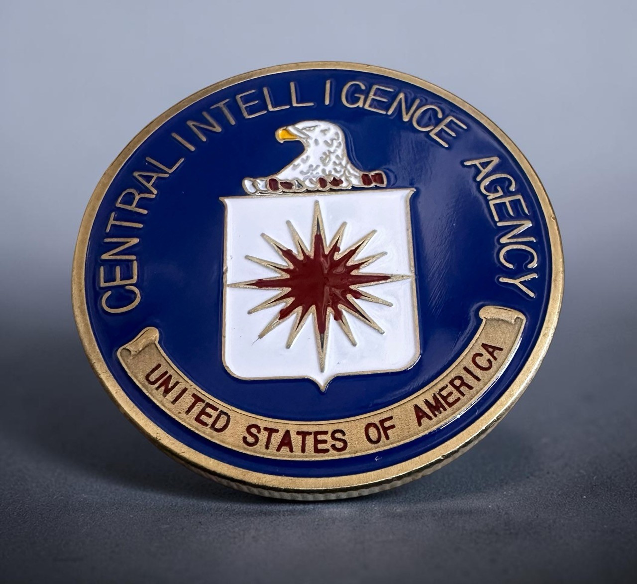 Central Intelligence Agency (CIA) Special Agent Challenge Coin in Velvet Case