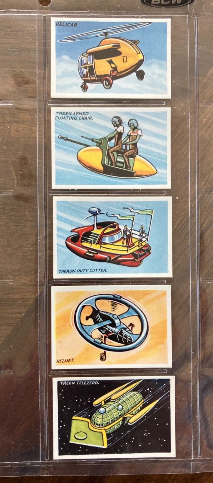 1954 CALVERT DAN DARE COMPLETE SET + Picture Card ALBUM