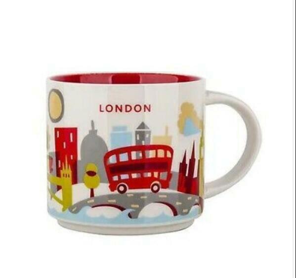 Starbucks 414ml Global City Paris New York London “You Are Here”Coffee Mugs Cup