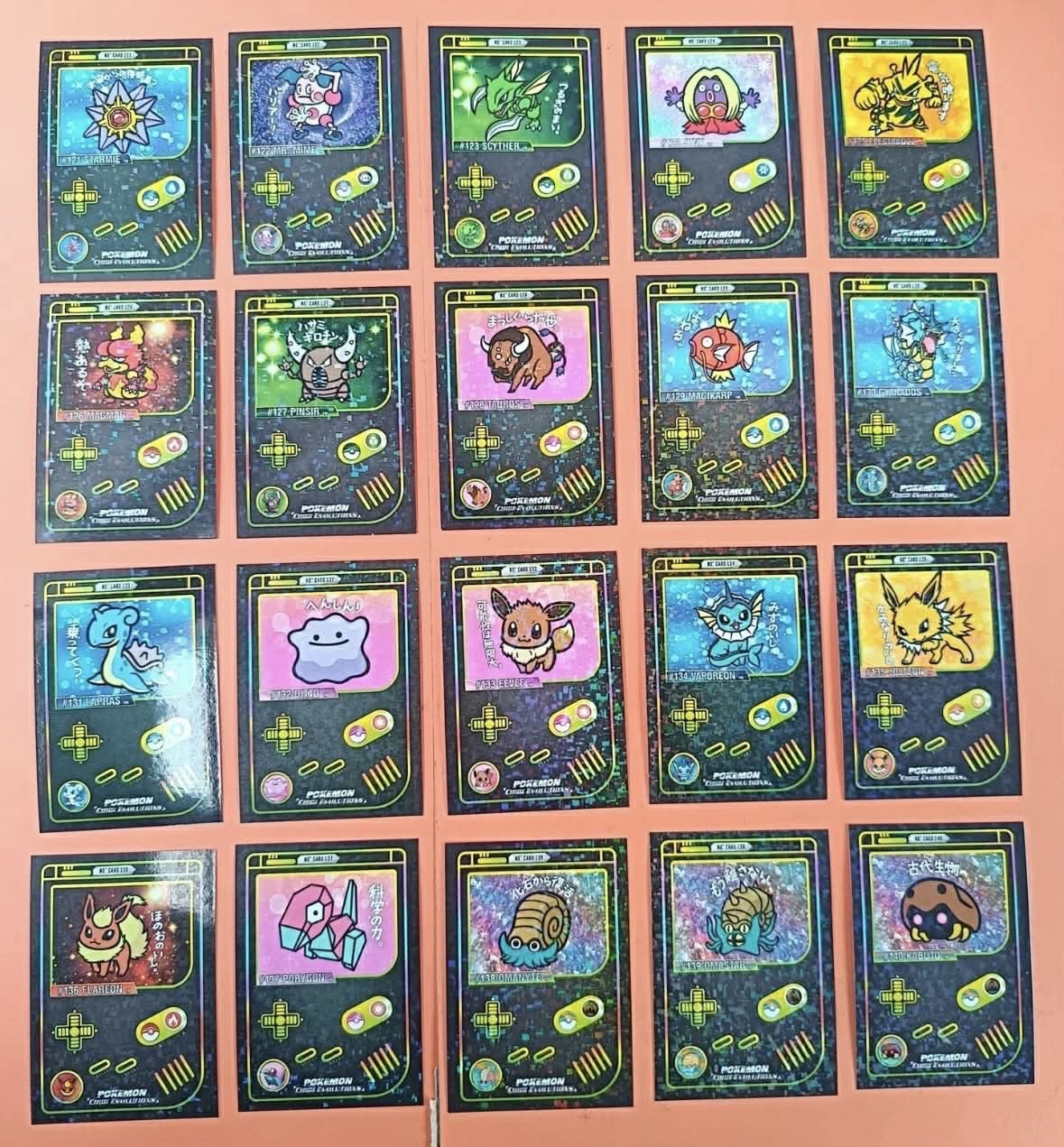 Pokémon Chibi Evolutions Nintendo Trading Card Lot Holo Game Boy Color