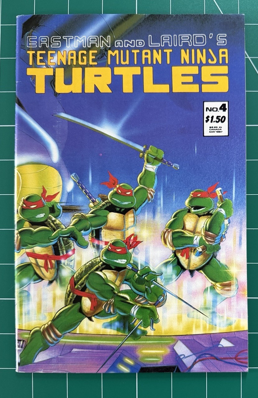 Teenage Mutant Ninja Turtles #4 Second Printing (Mirage Studios May 1987)
