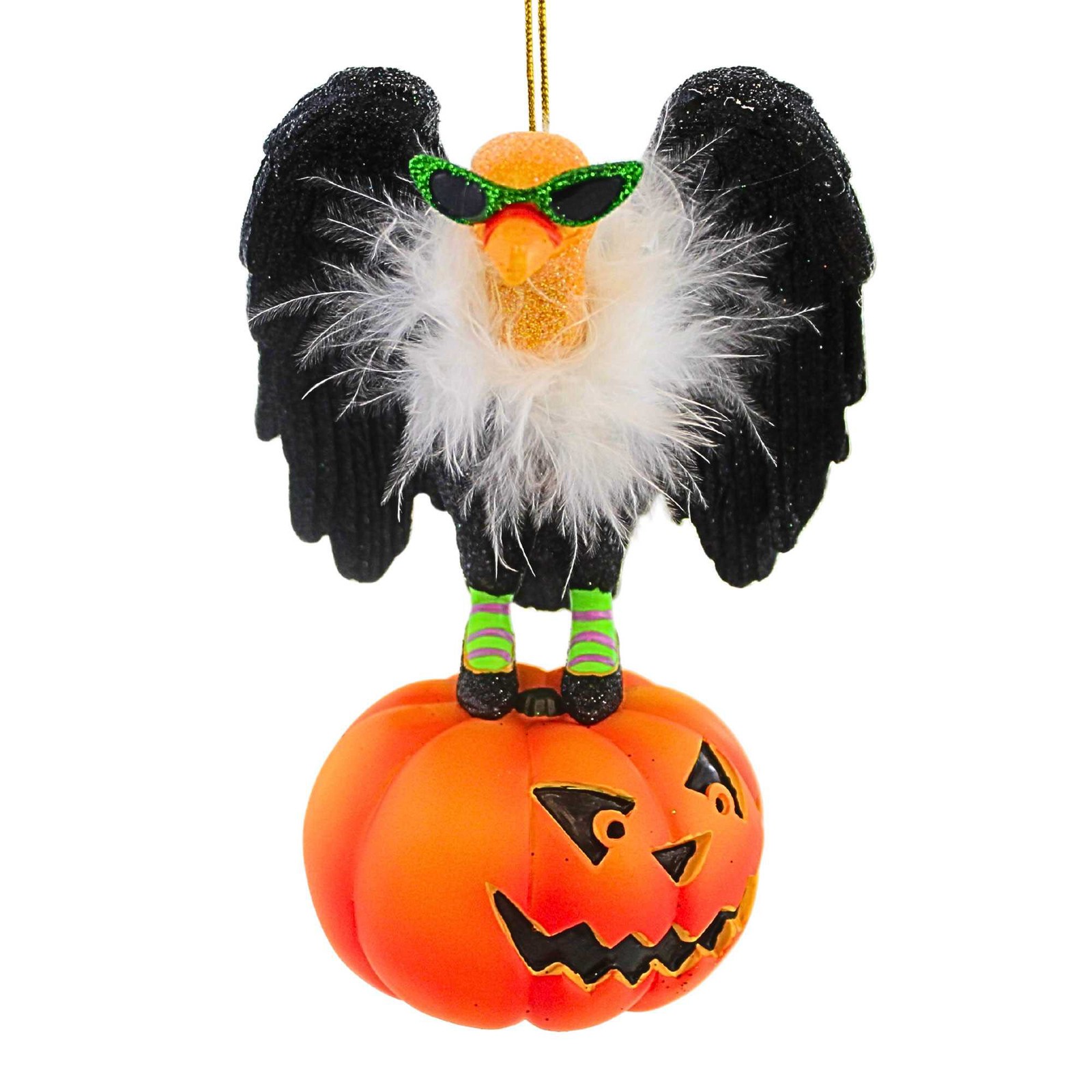 December Diamonds 5.75In Edith The Vulture, Polyresin, Pumpkin Bird 5555233