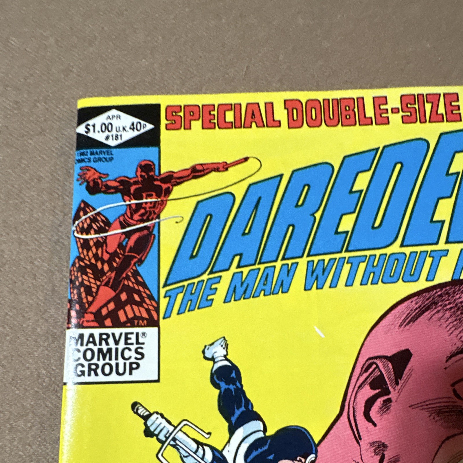 Marvel Comics Daredevil #181 1982 Special Double-Size Bullseye Elektra H/Grade