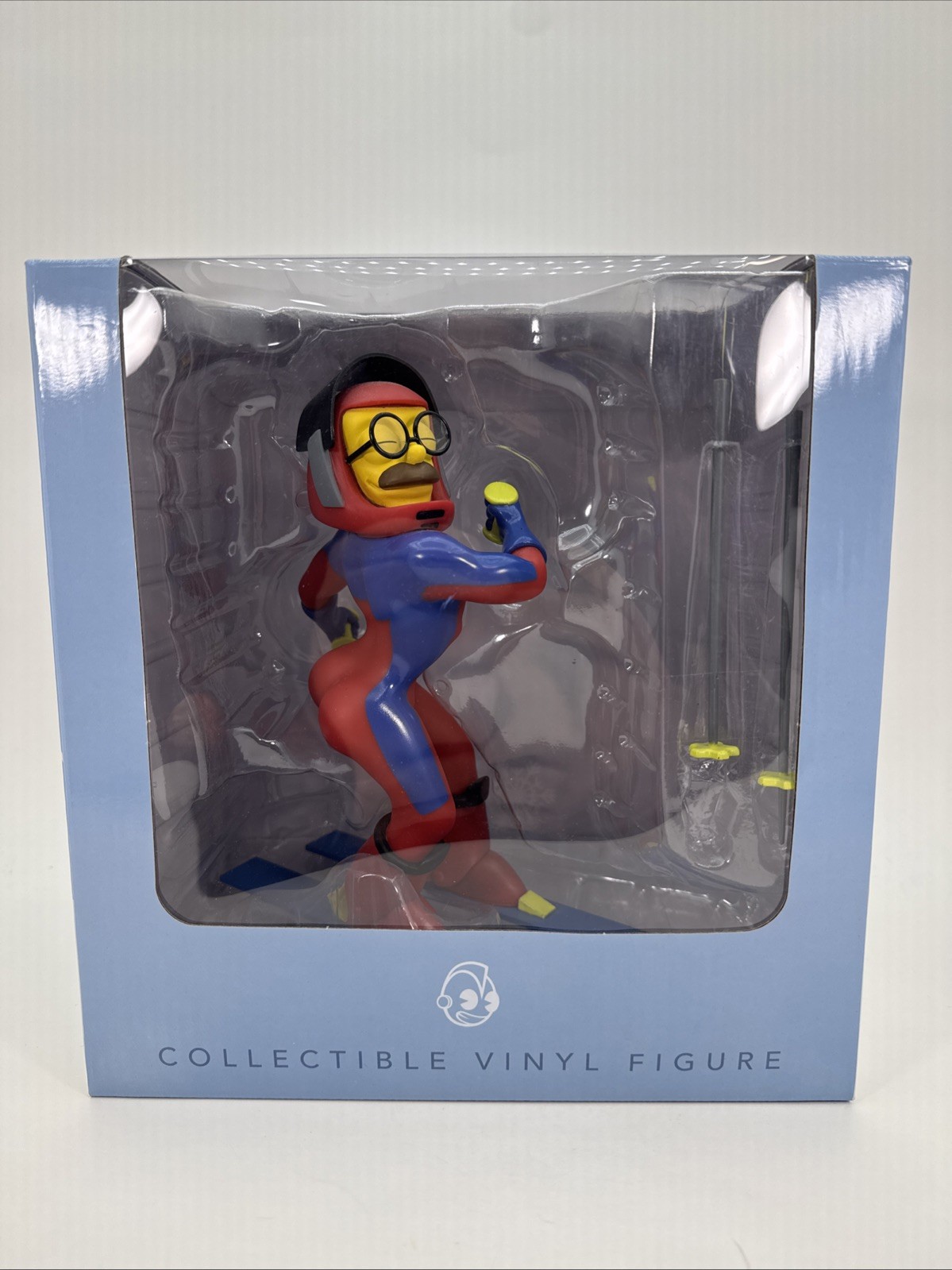 Kidrobot X The Simpsons Stupid Sexy Flanders 8″ Premium. Broken Ski