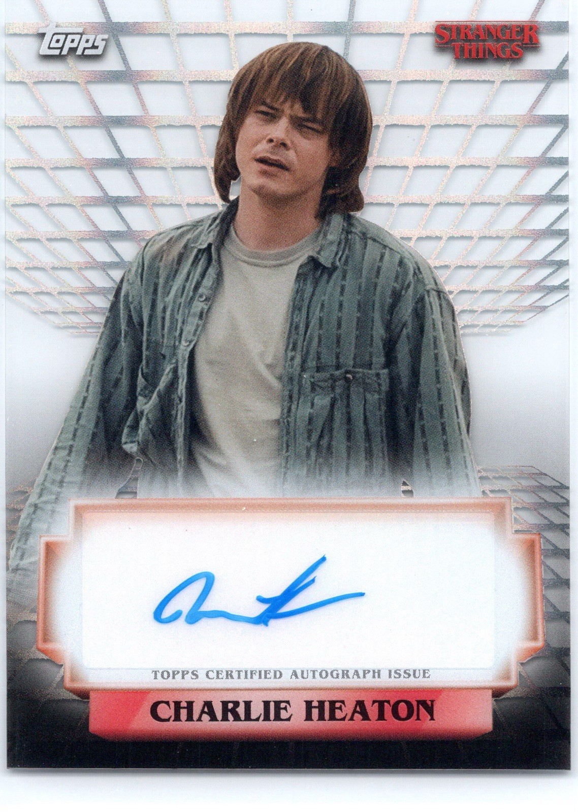2025 Topps High-Tek Stranger Things Charlie Heaton Jonathan Byers Auto #A-CH NM