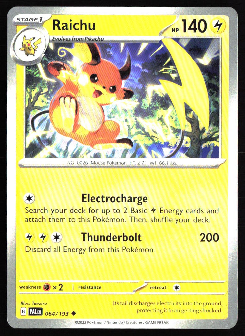 SV02: Paldea Evolved #064/193 Raichu
