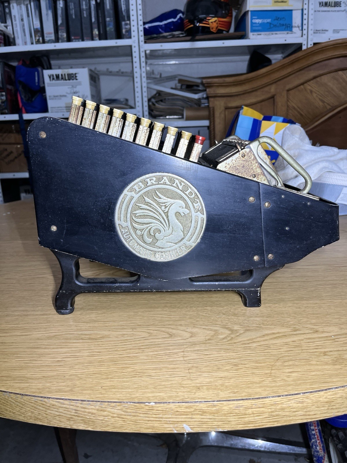 Antique Brandt Automatic Cashier Machine – Fully Functional – Bank Collectible