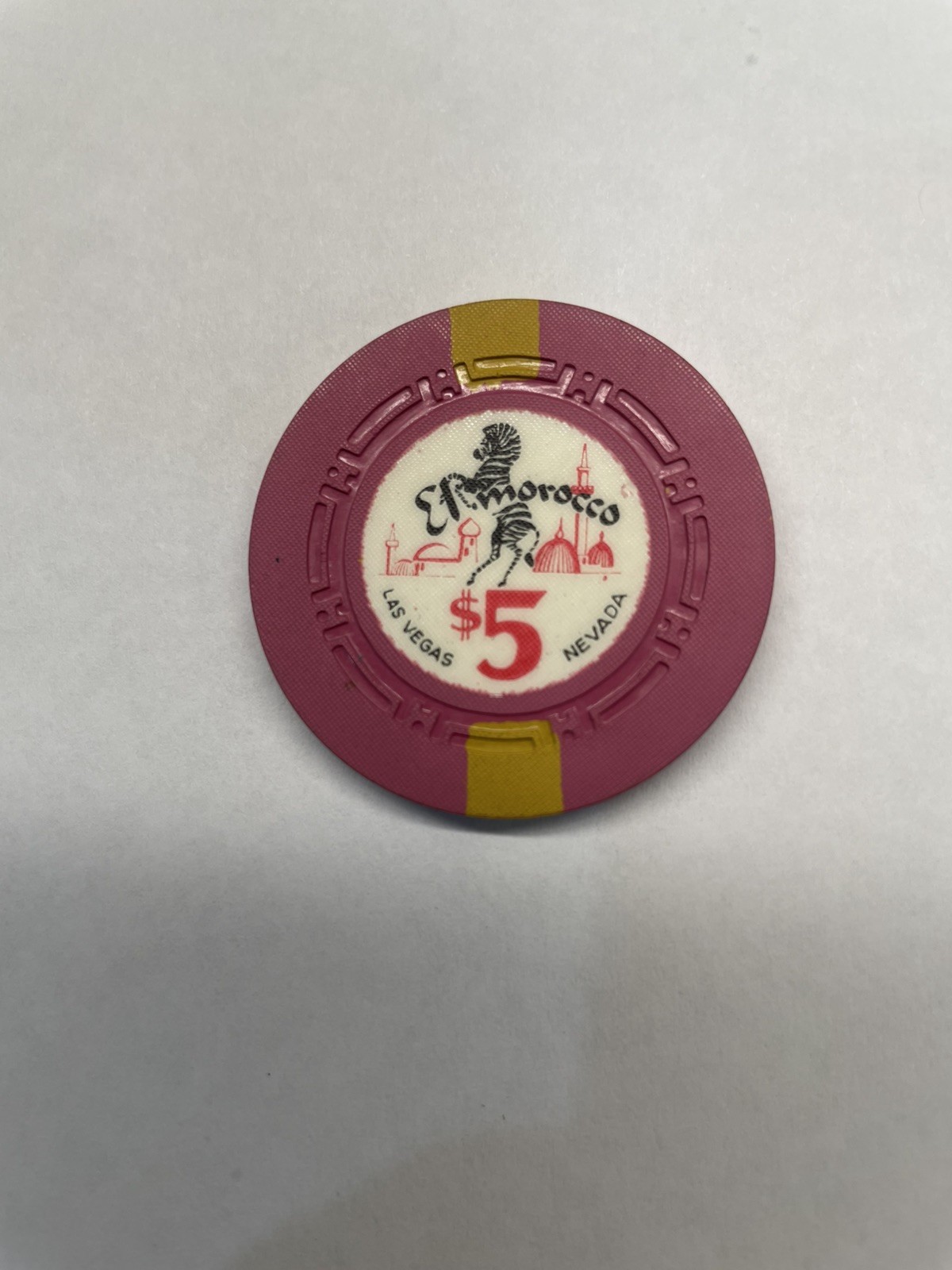EL MOROCCO $5.00 CASINO CHIP