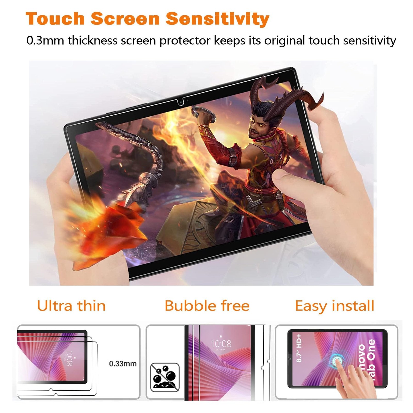 [2 Pack Screen Protector For Lenovo Tab 10.1 Inch 2025 Release Model: TB311FU…