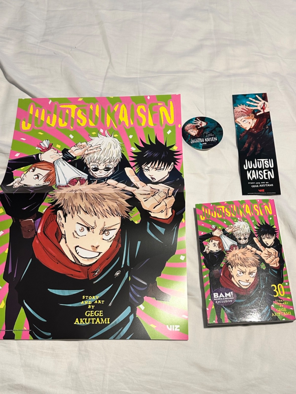 Jujutsu Kaisen Vol. 30 by Gege Akutami (Books a million Exclusive With Extras)