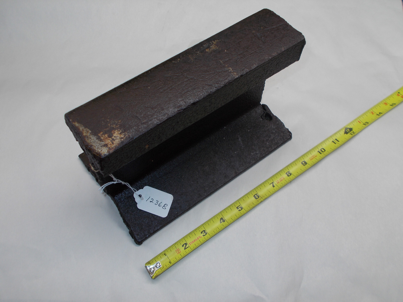 Anvil, Vtg Railroad Rail Anvil, 22 lbs. 8 oz., 9″ Long, 5-1/2″ Wide, 5-3/4″ Tall