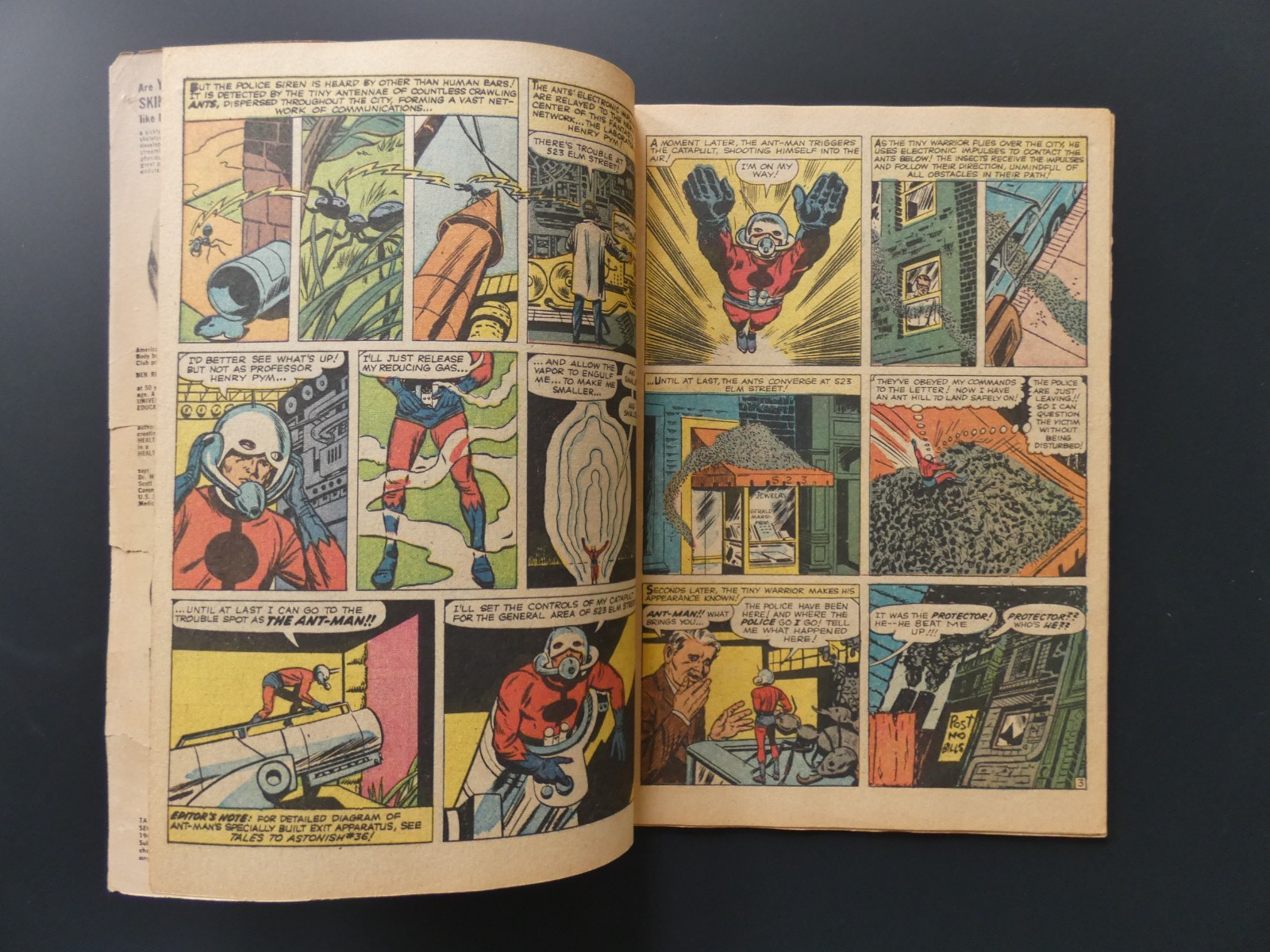 Tales to Astonish #37. 4th App of Ant Man. 1962. Missing ad pages