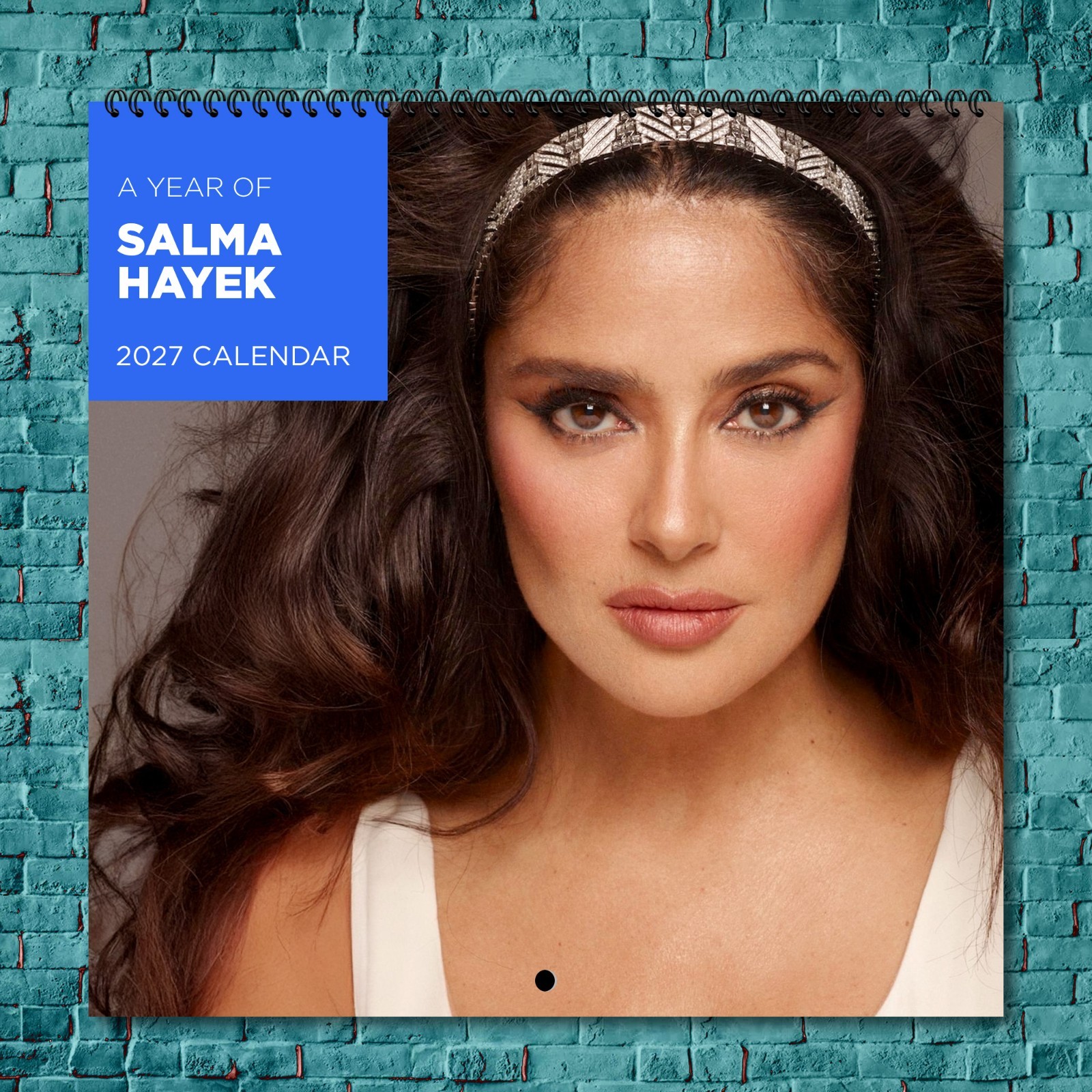 Salma Hayek 2027 Wall Calendar 12 Month Celebrity Photo Fan Collectible