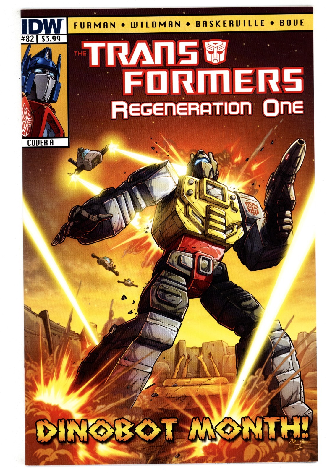 Transformers: Regeneration One #82/A NM 9.4 2012 Andrew Wildman Cover