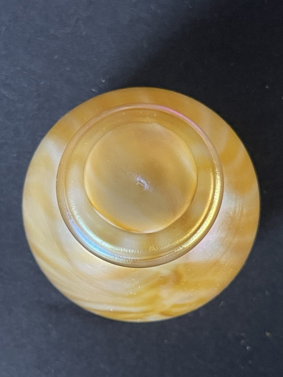 Art Glass Swirl Footed Votive Candle Holder Minimalist Deco Contemporary Modern