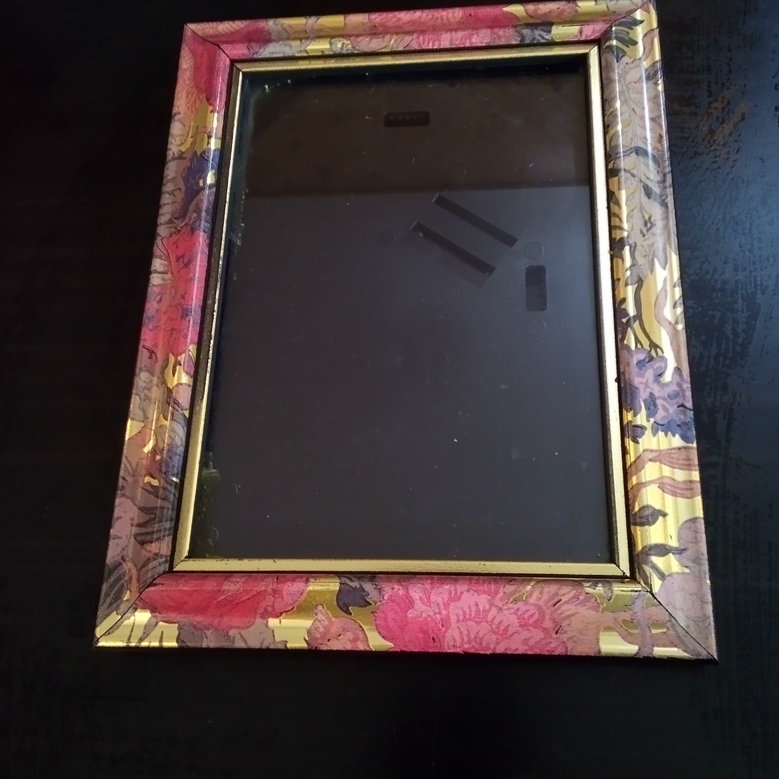 Multicolored Frame With Glass 6.5 In X 8.5 In fits 5×7 Picture