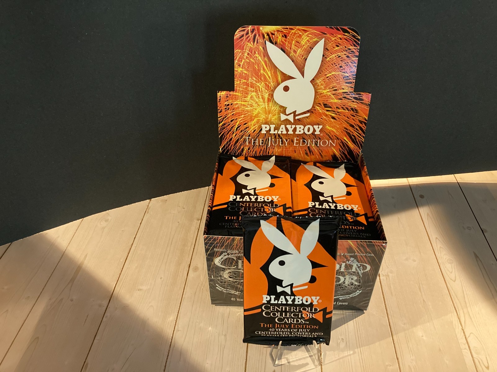 1996 Playboy JULY EDITION Centerfold Collector Cards. Sealed Pack .