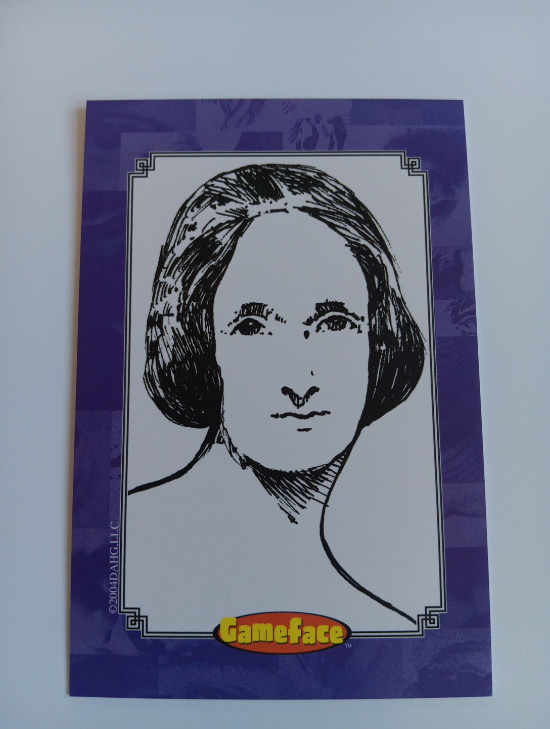 Mary Shelley 2004 Gameface Game Rare Card English Novelist Frankenstein