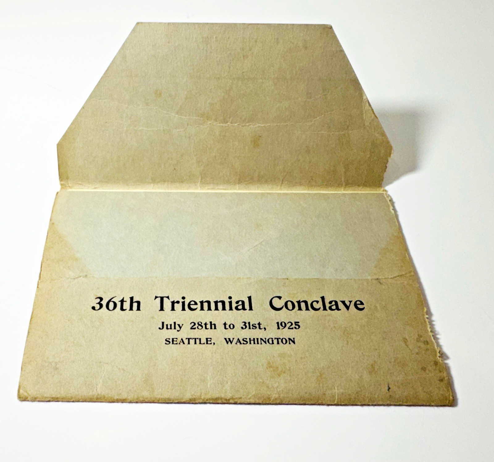 RARE Antique Knights Templar Conclave Souvenir Folder With Photos Pictures