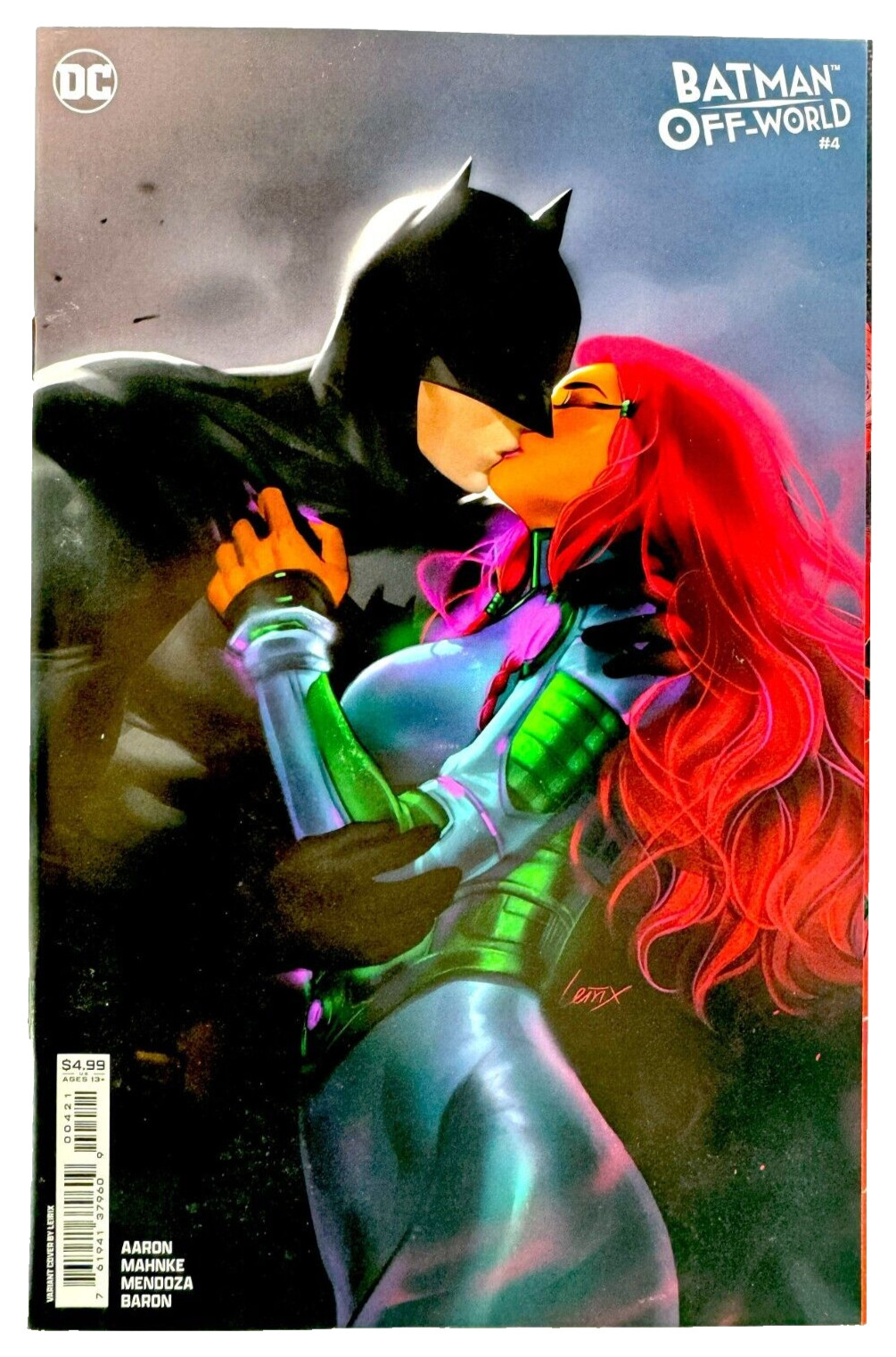 DC BATMAN OFF-WORLD (2024) #4 LEIRIX Li KISS COVER Variant NM Ships FREE!