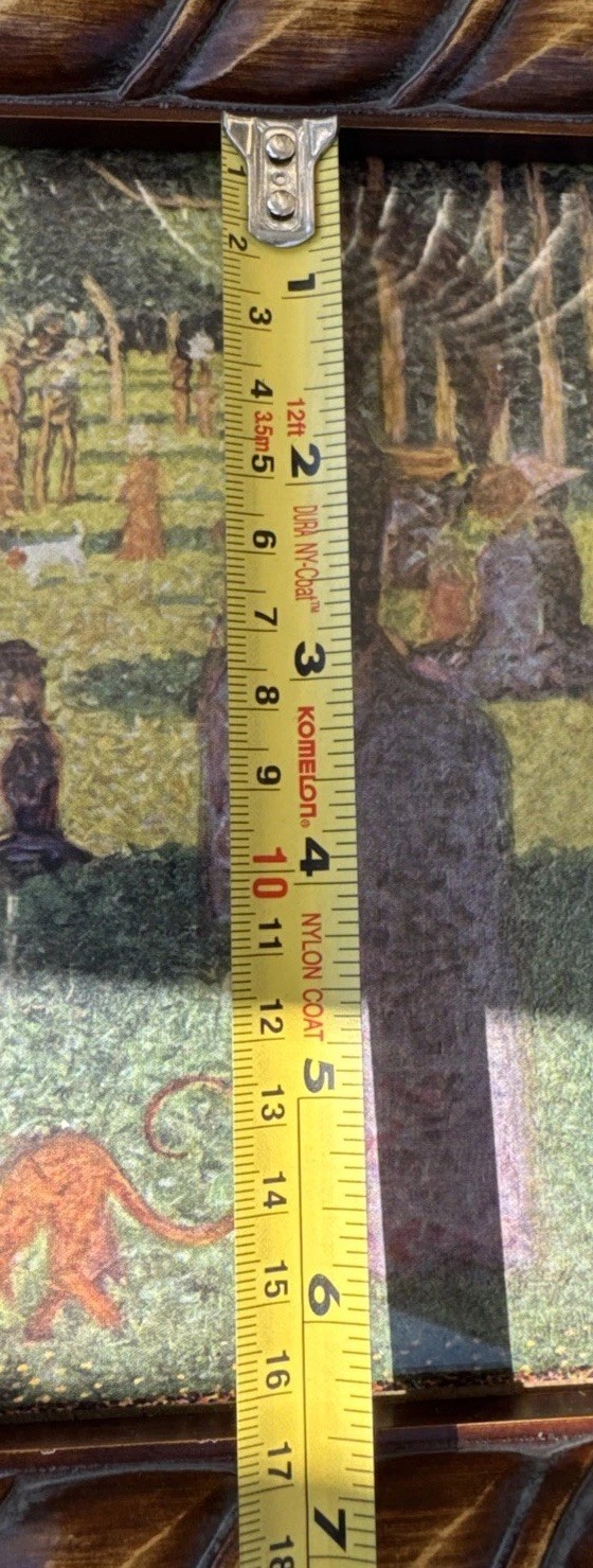 VTg Solid Wood Rope Carved Frame Walnut Finish Hardwood For 5×7