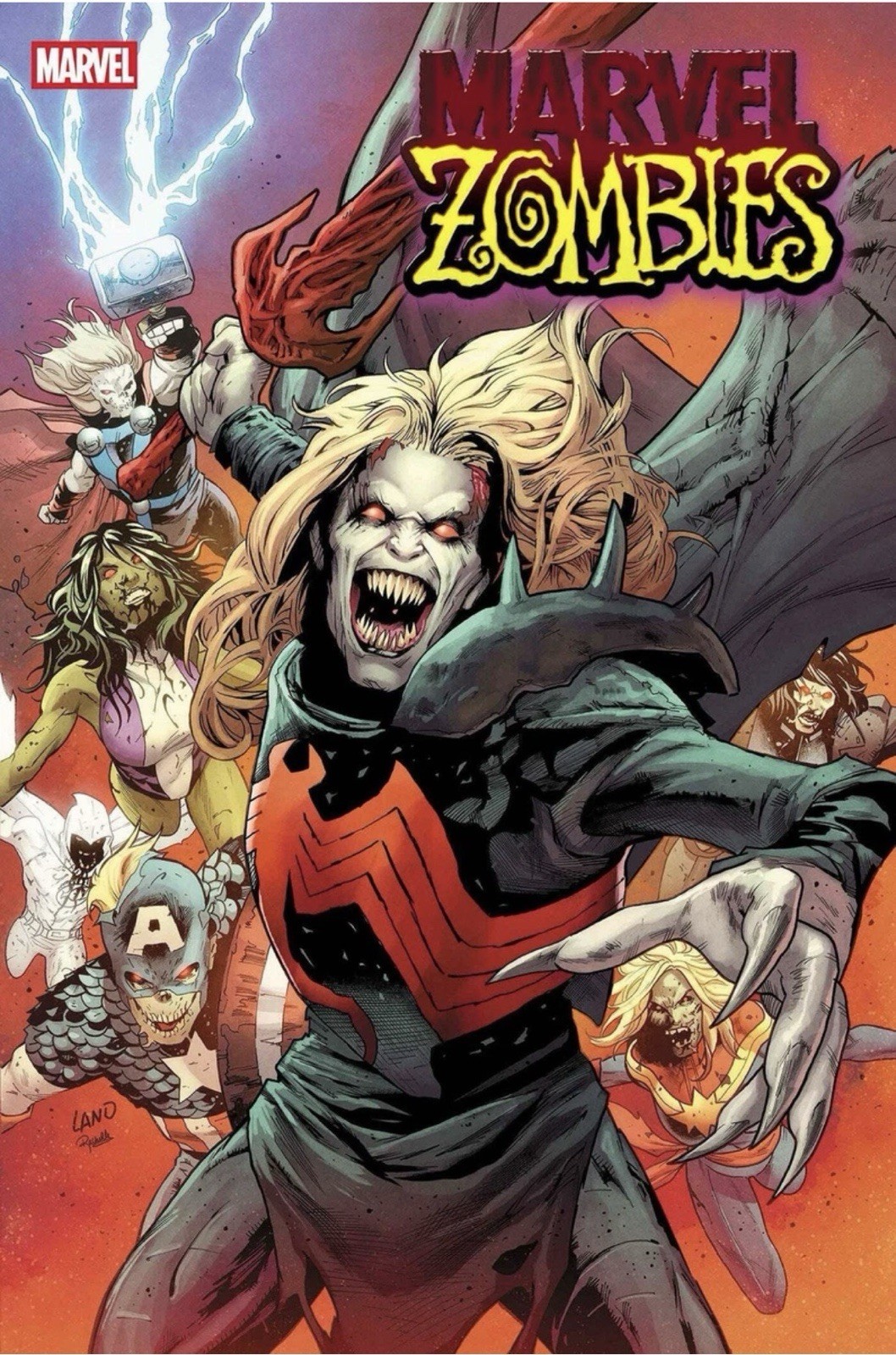 Marvel Zombies: Red Band #5 Greg Land Main [Polybagged] 2026 STOCK PHOTO