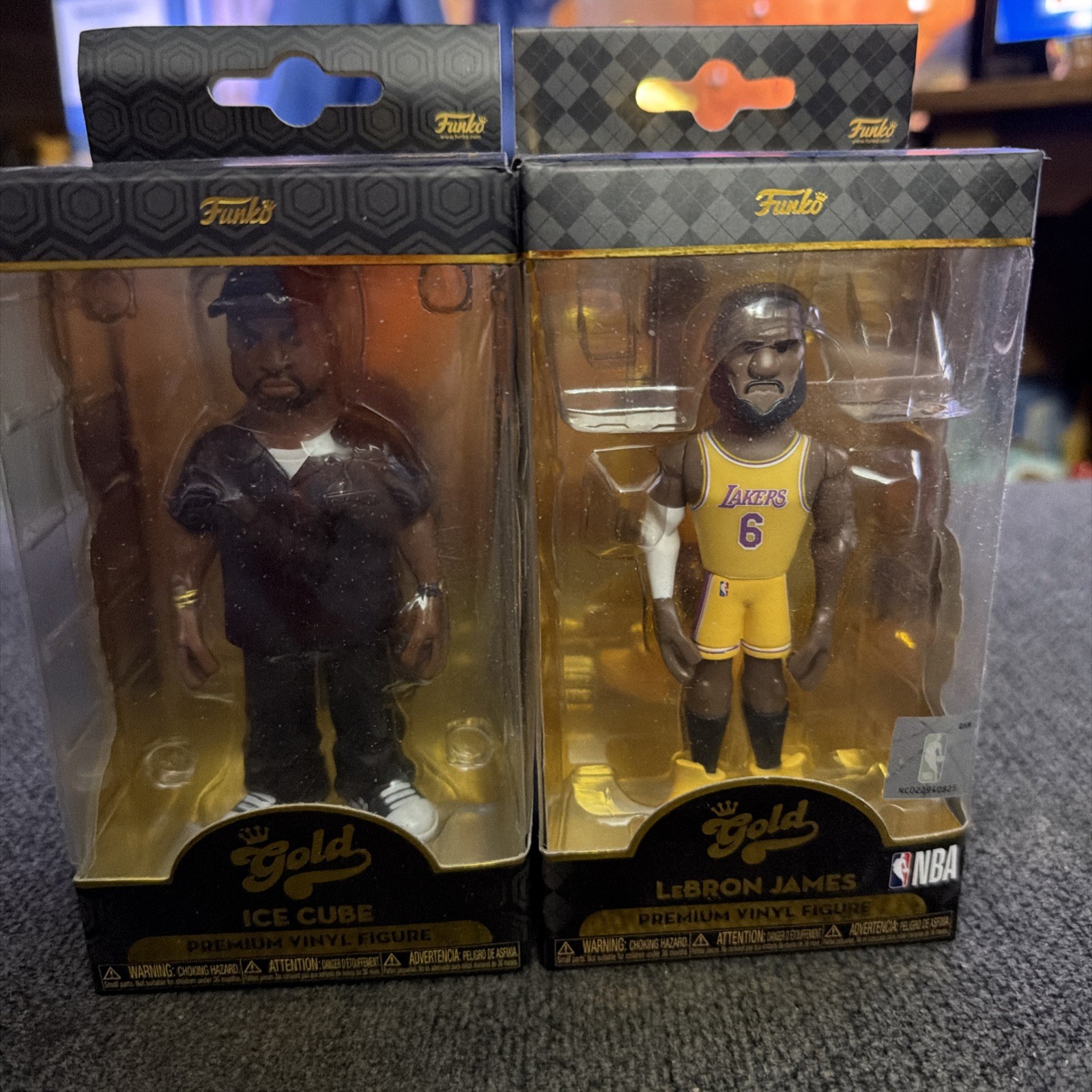 Funko Gold LeBron James NBA Series 1 2021 And Ice Cube Funko Gold
