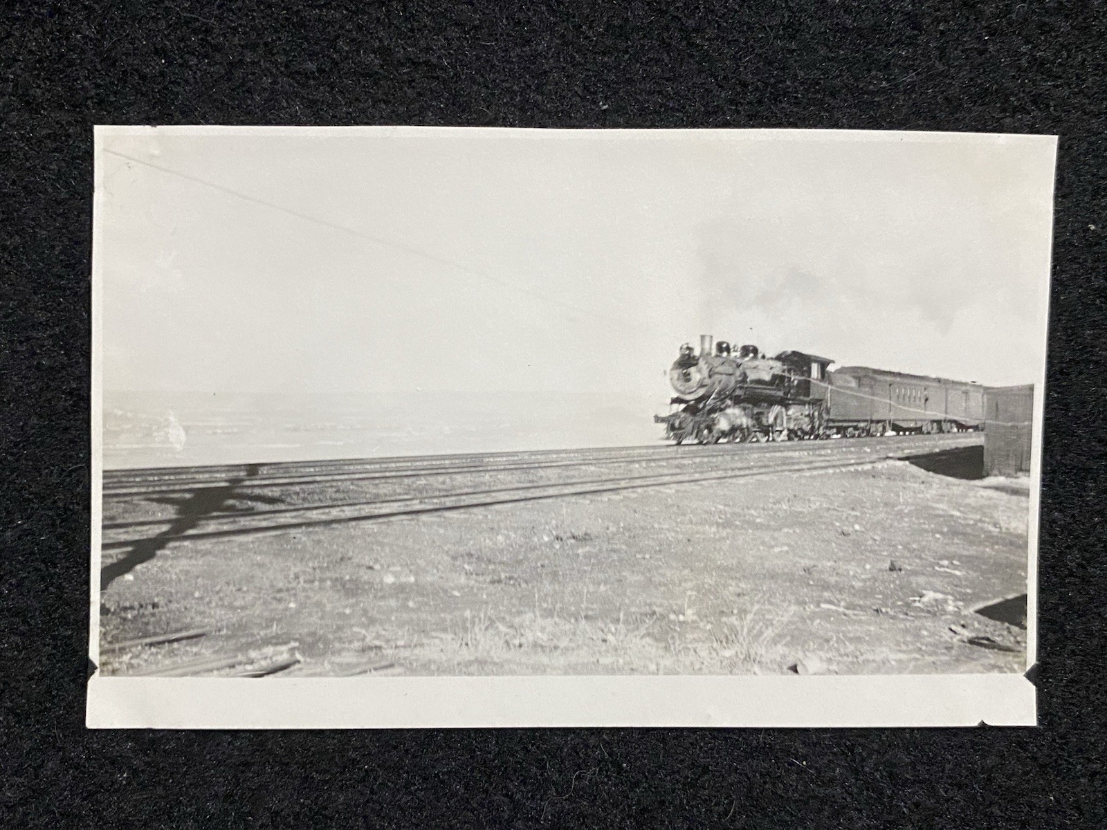Dawes County Nebraska NE Railroad Train CB&Q 1910s Antique Snapshot Photo