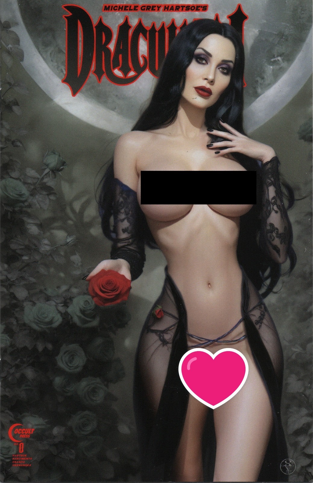 Draculuna #1 Morticia Cosplay Kickstarter Cover !!! NM