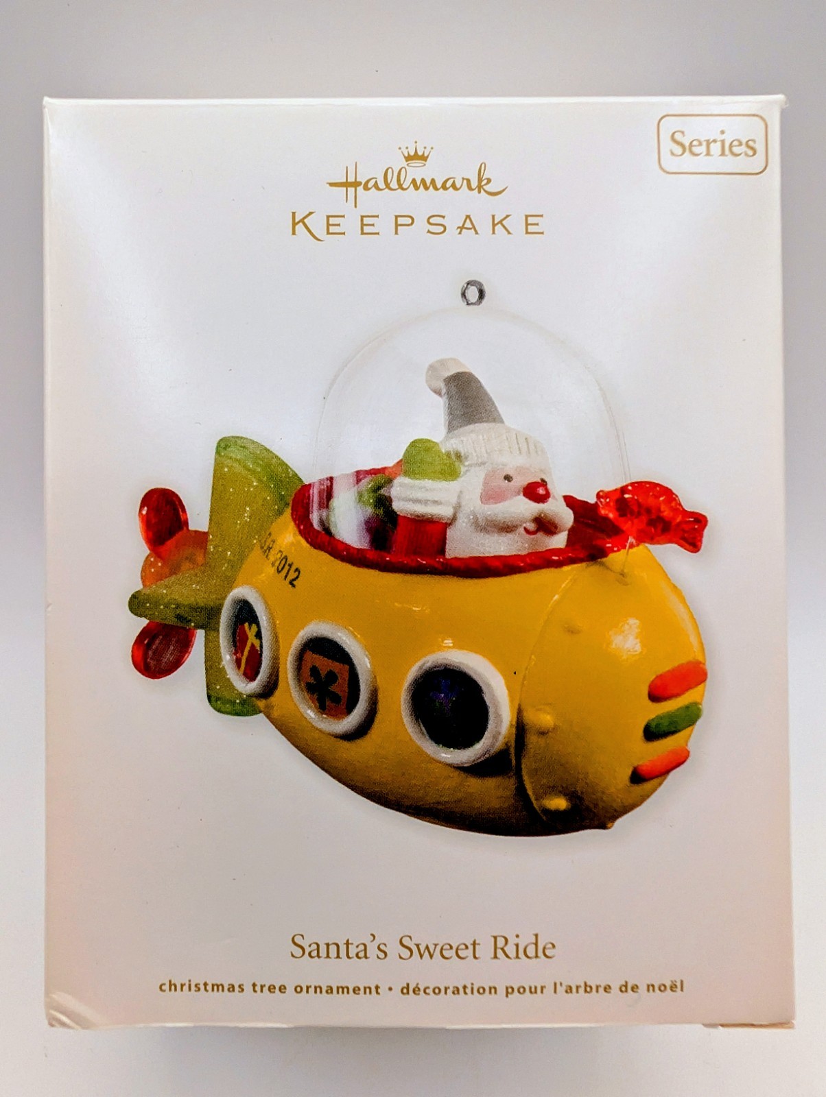 HALLMARK KEEPSAKE ORNAMENT “SANTA’S SWEET RIDE” 2012