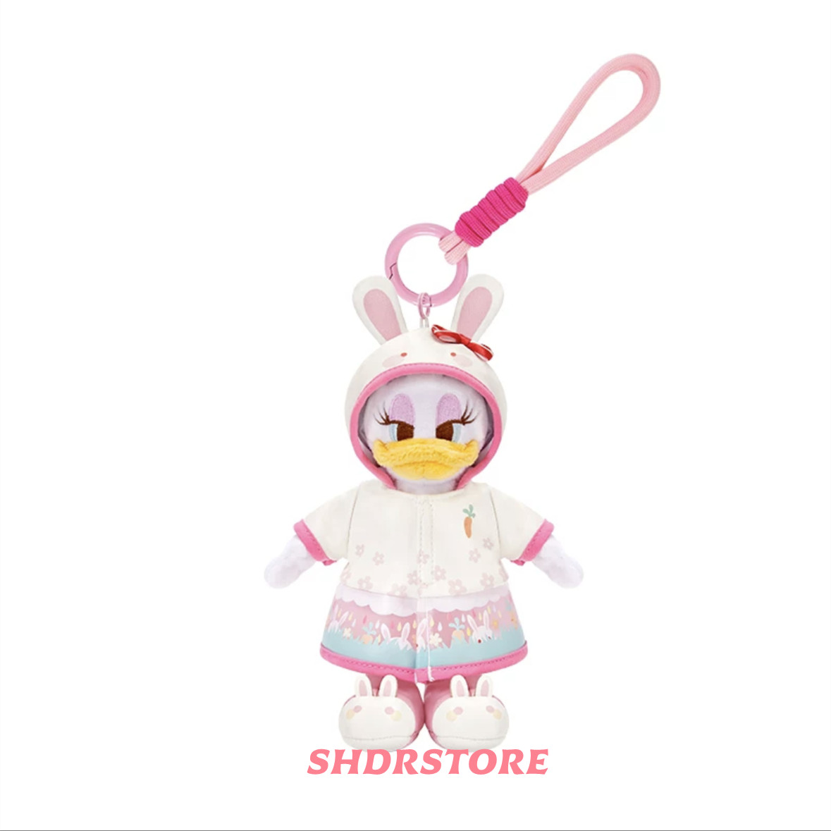 Disney authentic 2026 Summer Daisy duck plush keychain shanghai disneyland