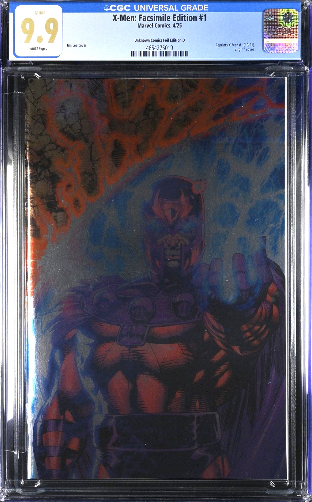 X-Men: Facsimile Edition #1 Connecting Covers both CGC 9.9! two top pop slabs