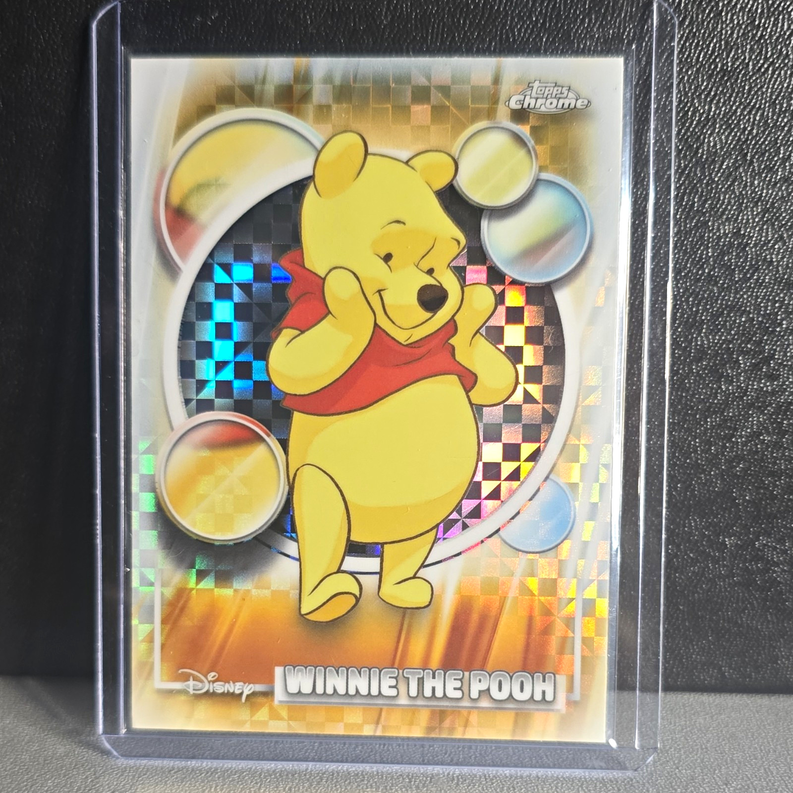 Topps Chrome Disney 100 Winnie the Pooh #100 X-Fractor Parallel (2026)