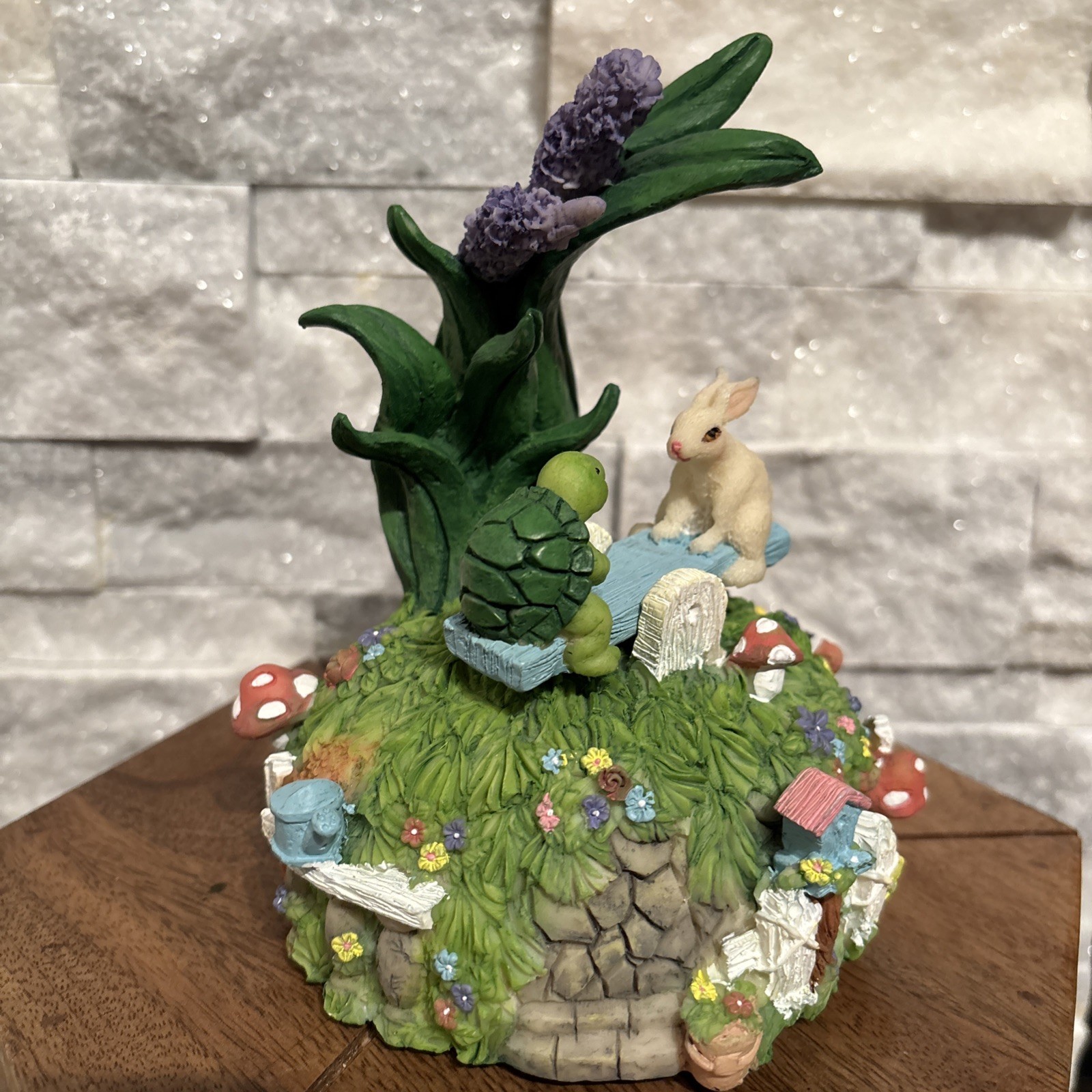 Easter Musical Ceramic “Easter Parade” 6 Inches Tall 5 Inches Wide
