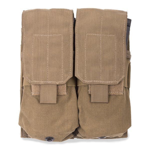 US Military USMC Eagle Industries Double Mag Pouch MP2-M4/2-MS-COY Brown VGC