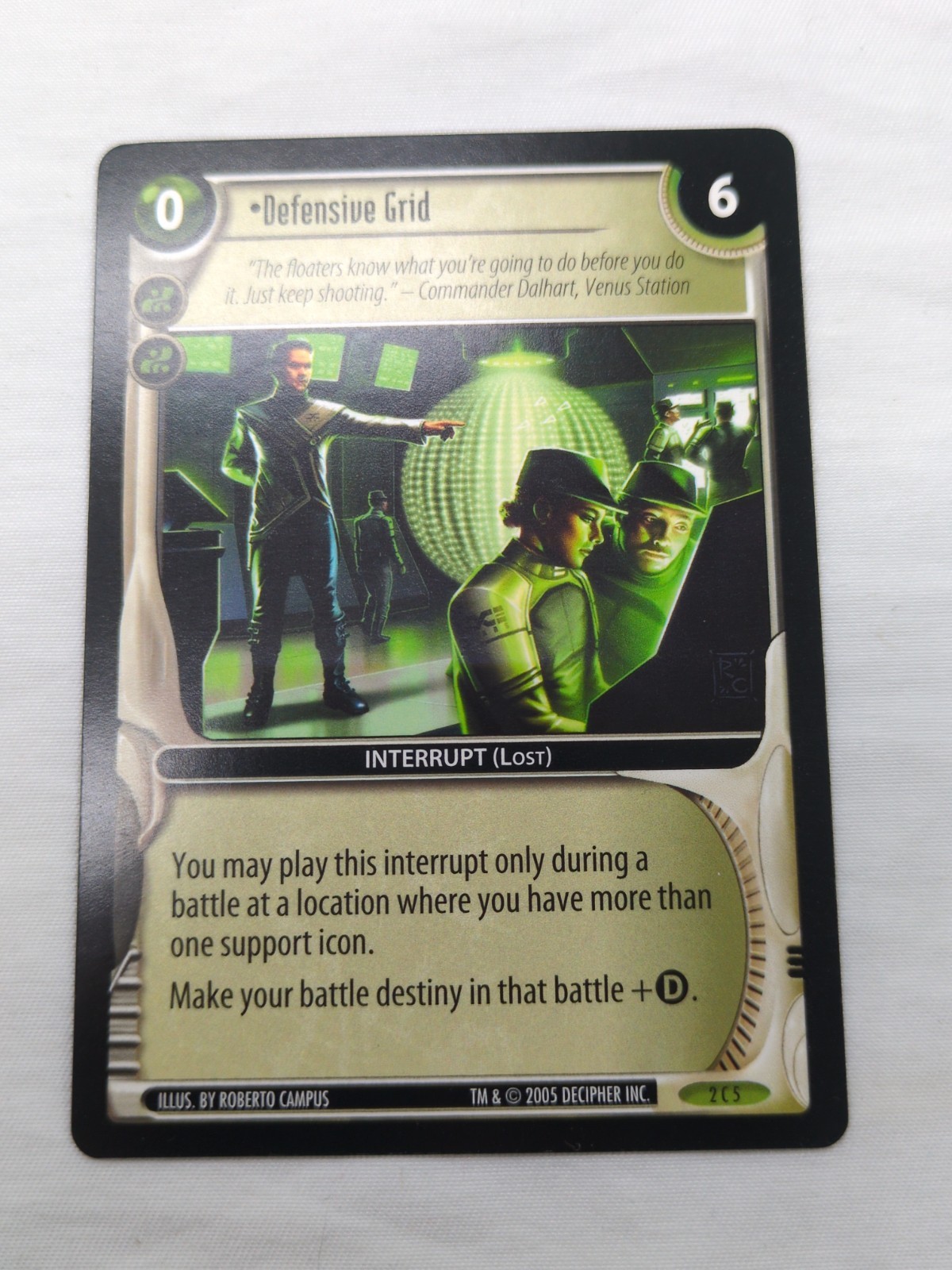 Defensive Grid Wars Nowhere To Hide 5 Common Card