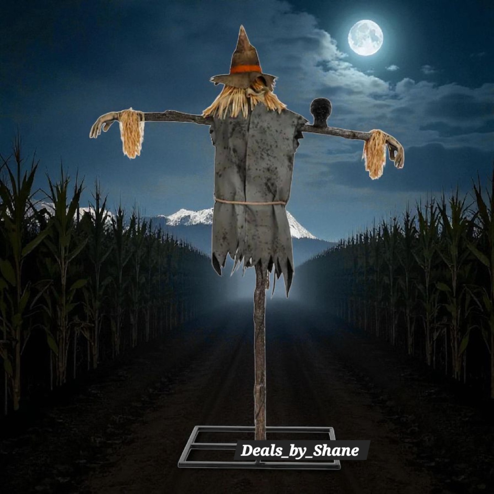 Haunted Living 6’ Animatronics Reaper with Guitar Halloween Prop Bluetooth Lowes