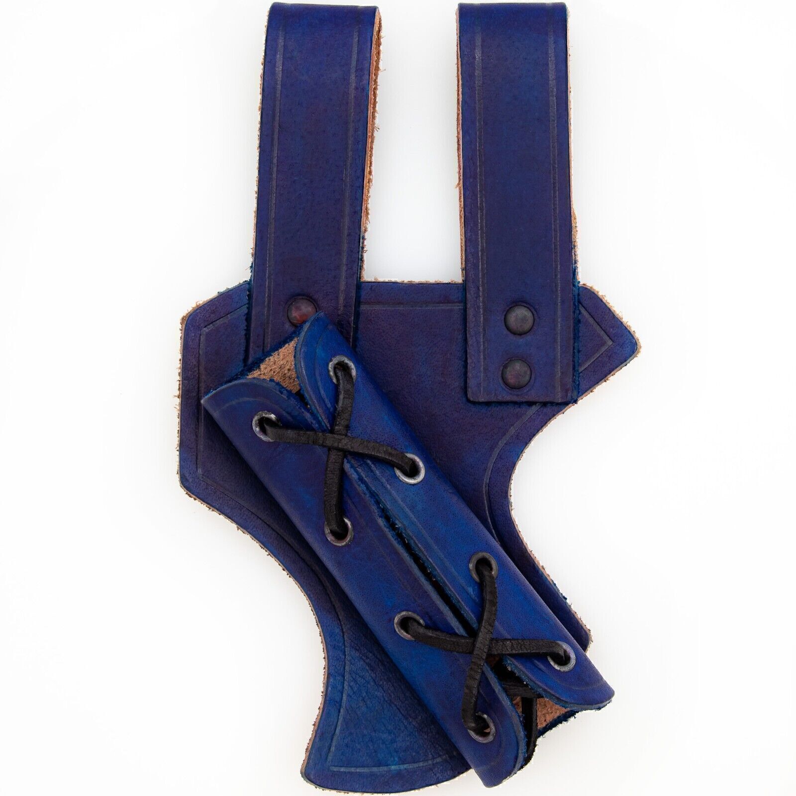MEDIEVAL SWORD DAGGER LEATHER FUNCTIONAL COSTUME FROG/HOLDER ACCESSORY | 8 COLOR