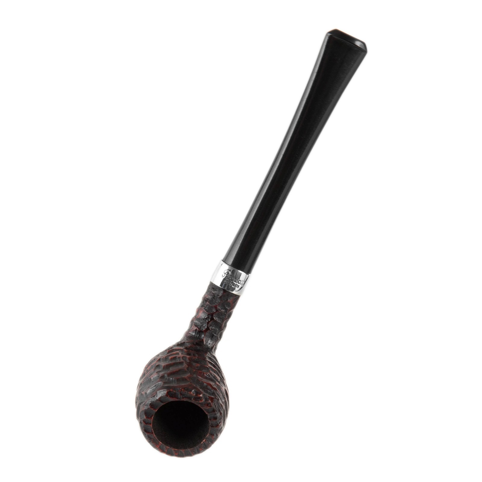 Peterson Pipes Junior Rusticated Belge, SMALL Handmade Irish Briar Pipe, 3mm