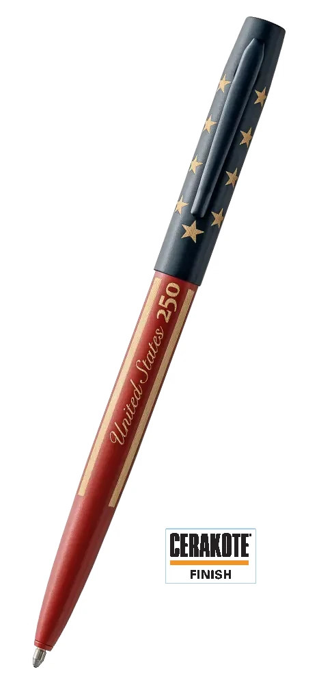 Fisher Space Pen 250th Anniversary Cerakote full-sized Pen M4-250 gift box