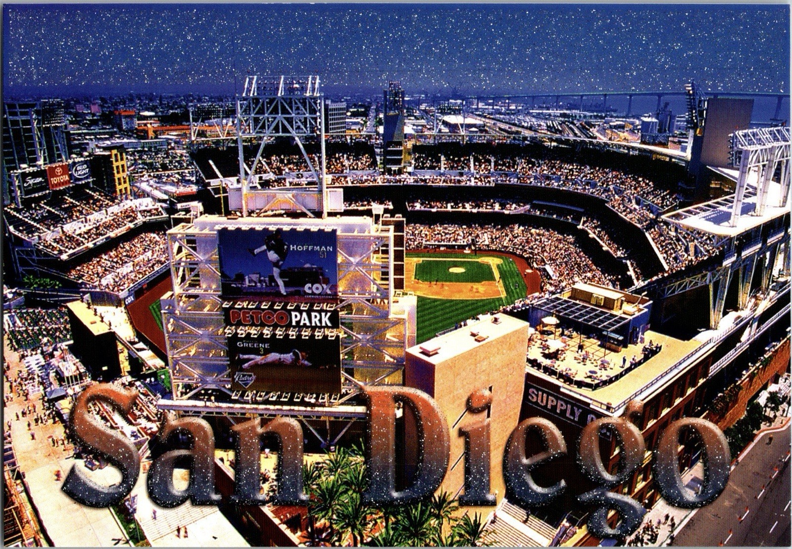 San Diego Padres Petco Park Baseball Stadium Postcard California CG2