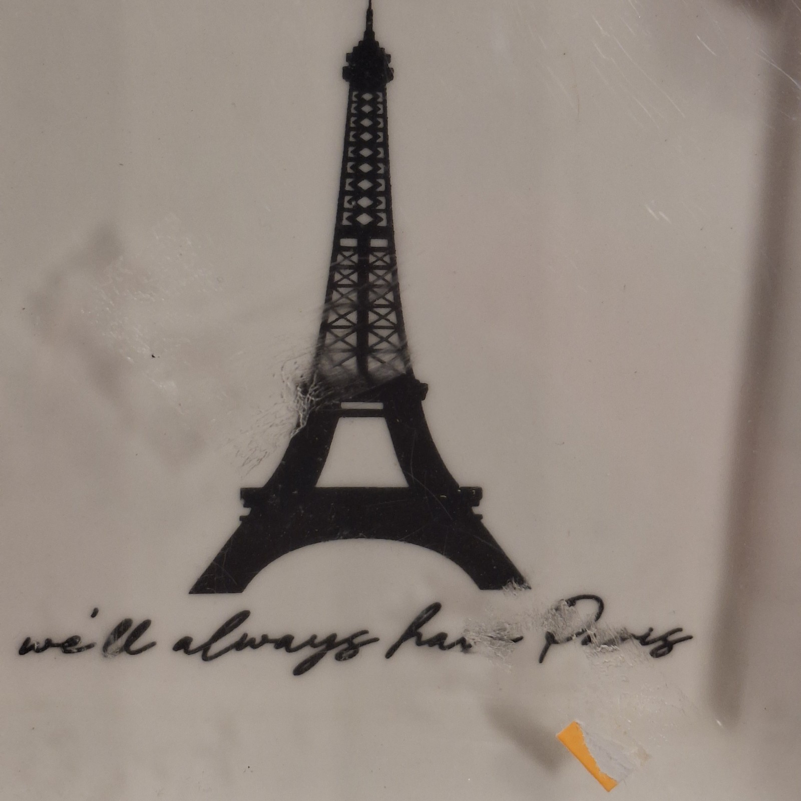 Style Diva Ceramic Trinket Tray Paris Eiffel Tower Jewelry Dish NEW