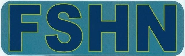 10in x 3in FSHN Fishing Vinyl Bumper magnet Car magnetic Truck magnets