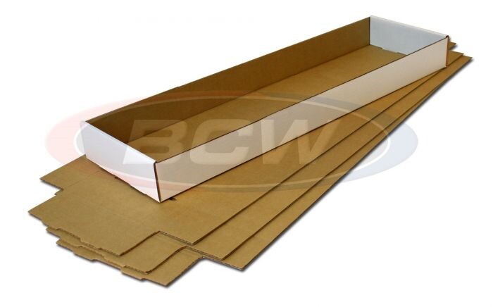 Long Comic Book Storage Box BCW Holds 200-225 Books Stackable 10 Units Deal