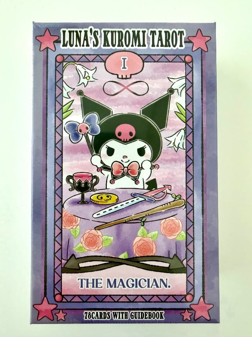 Kuromi LUNA`s TAROT Card Deck Set 78 Sheets sanrio Kawaii LUNA FACTORY