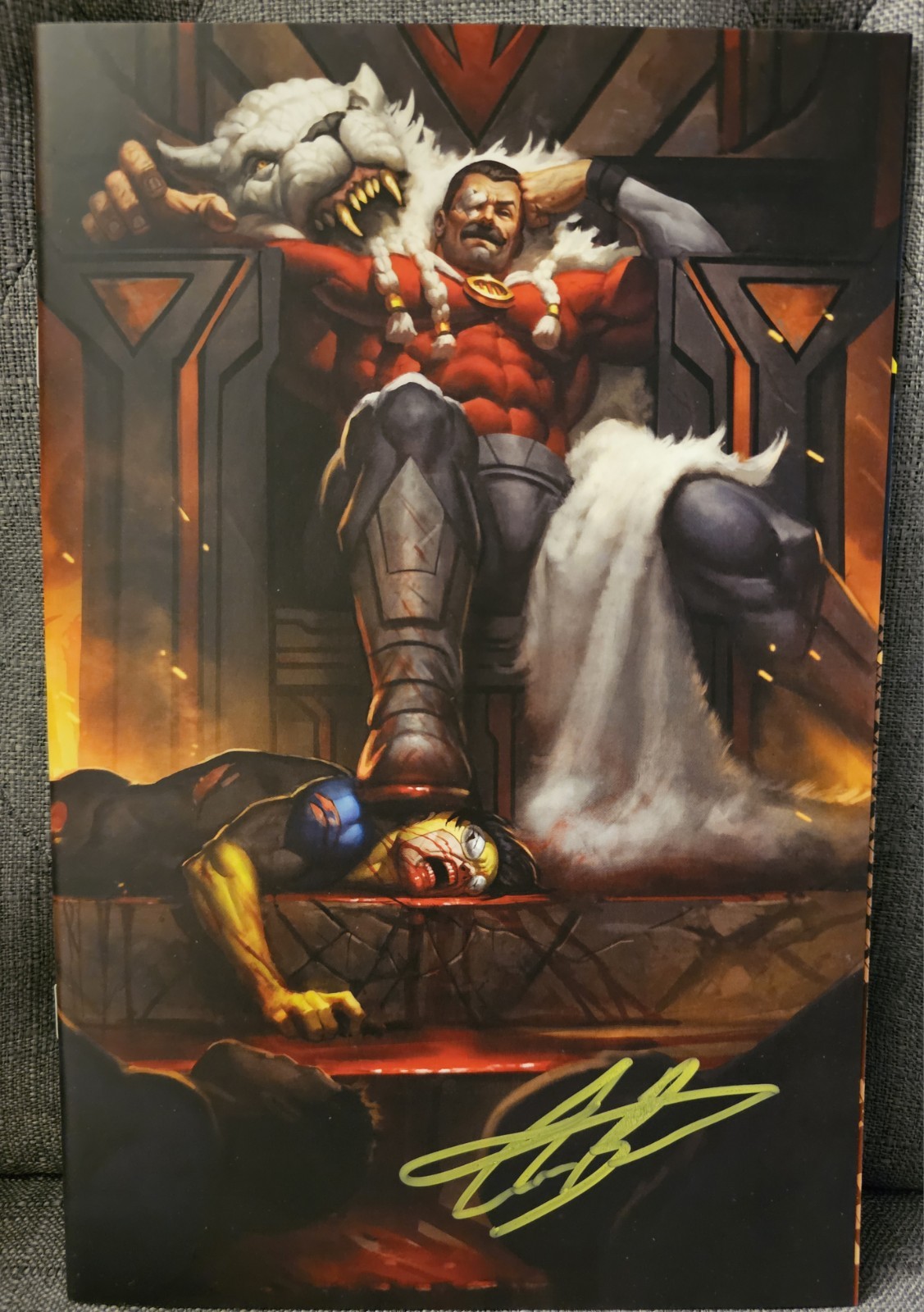Invincible Returns #1 Signed by Aaron Bartling Virgin Variant Exclusive Cover