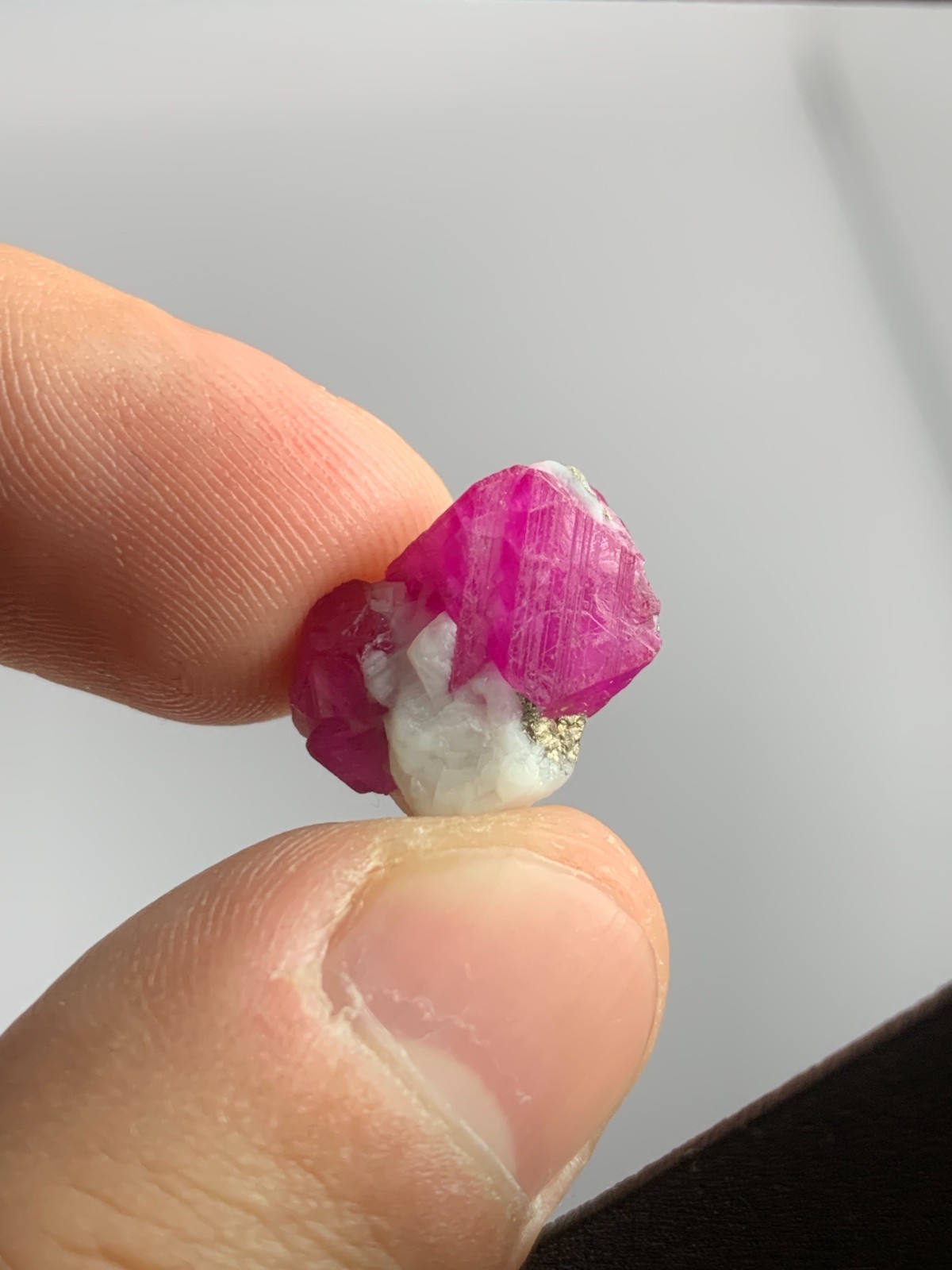 12.8ct Natural Ruby Crystal on Matrix Specimen – Jakdali Afghanistan Natural Gem