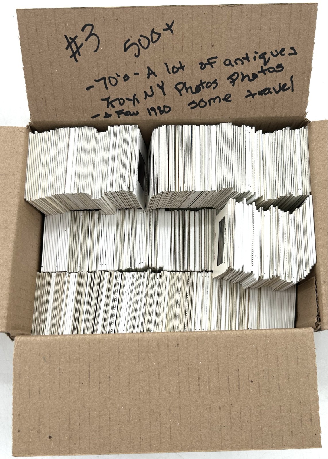 Lot of 500+ 35 mm Photo Film Slides – A Lot of Photos of Antiques & Old Houses